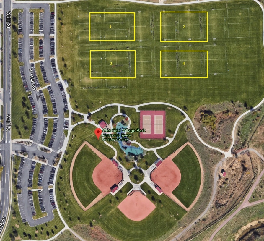 Broomfield Shootout Field Maps/Directions